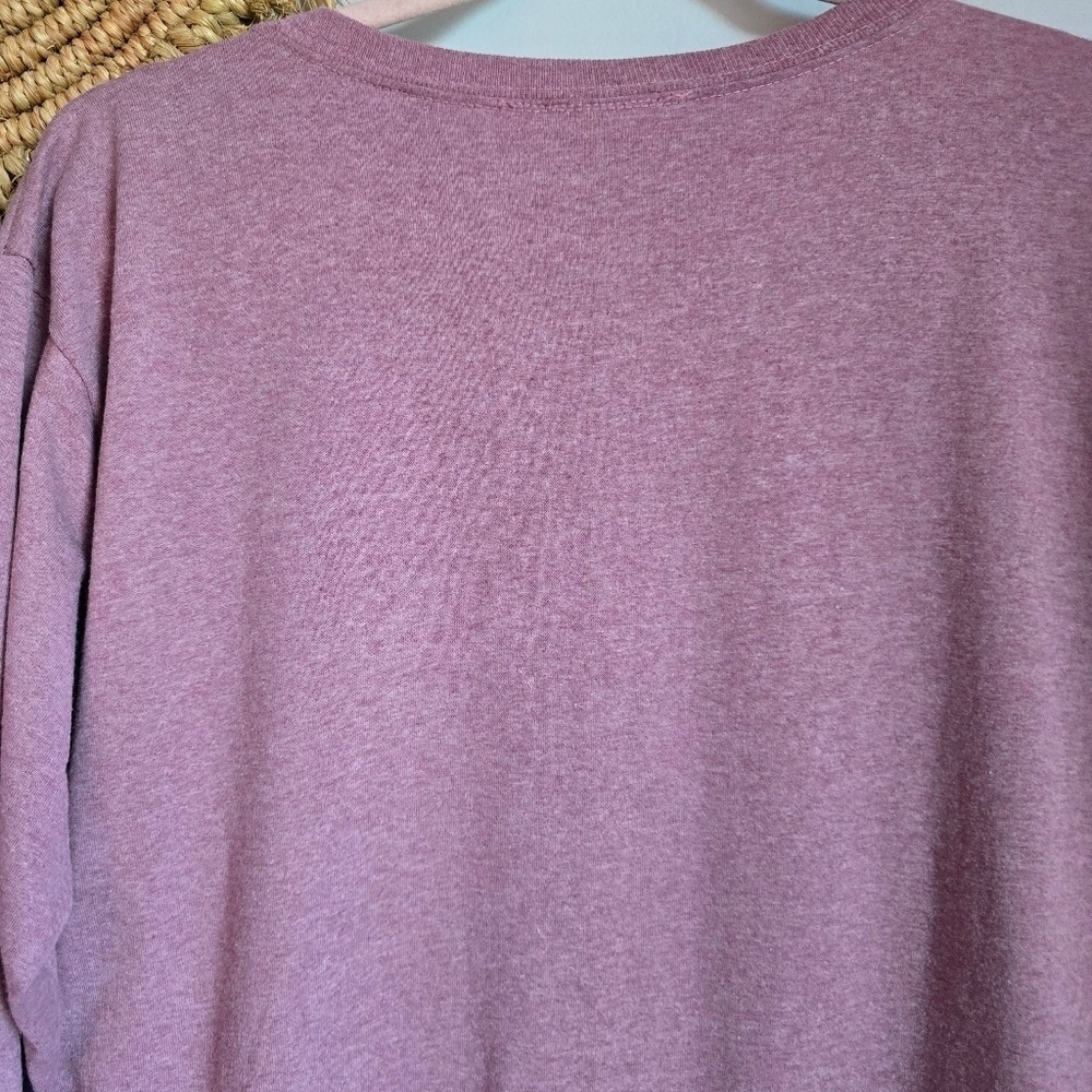 Hazelwood Southwestern Vintage Pink Western Fringe Knit Tribal Top SZ Large - Picture 6 of 9